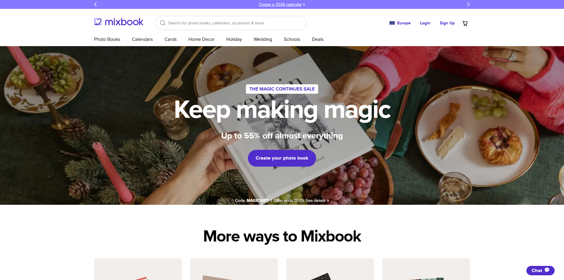Mixbook discount code