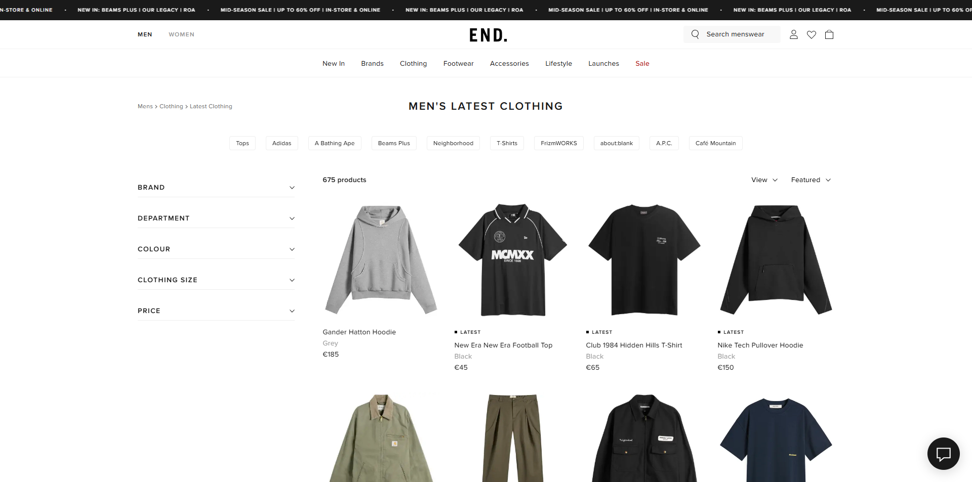 END Clothing coupons