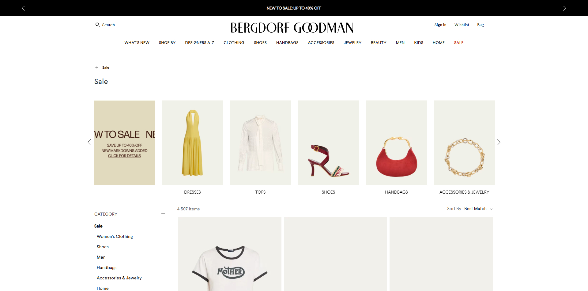 Bergdorf Goodman Promo Code