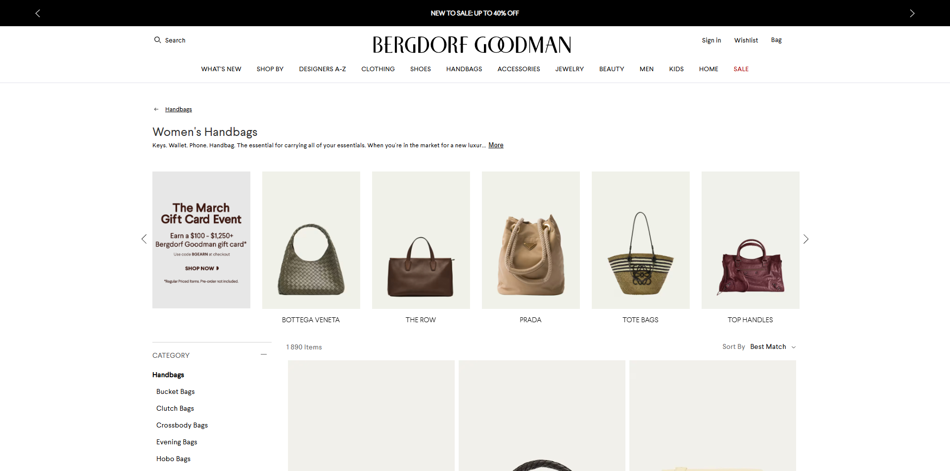 Bergdorf Goodman discount code