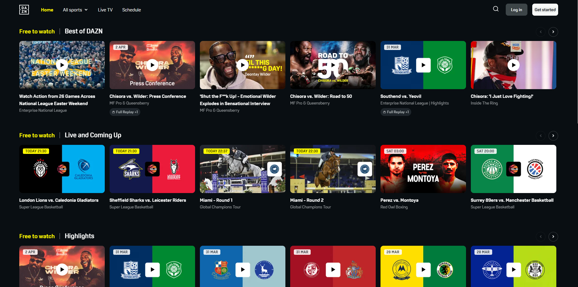 DAZN coupons