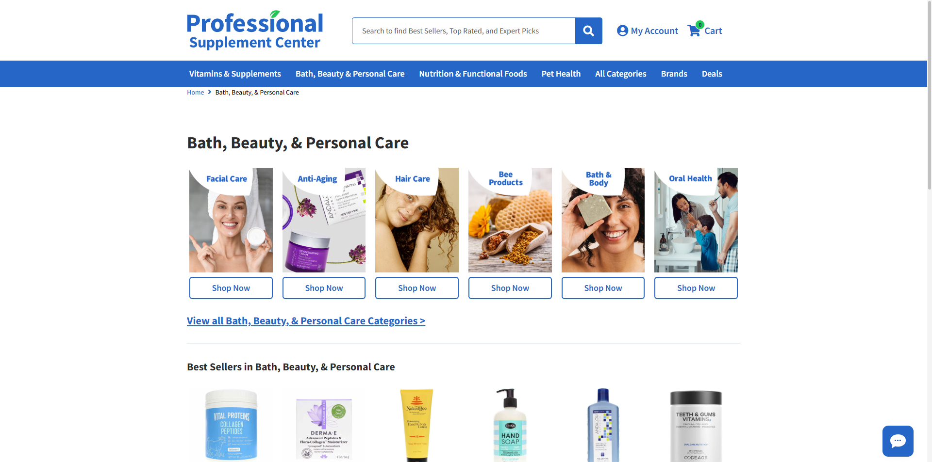 Professional Supplement Center voucher