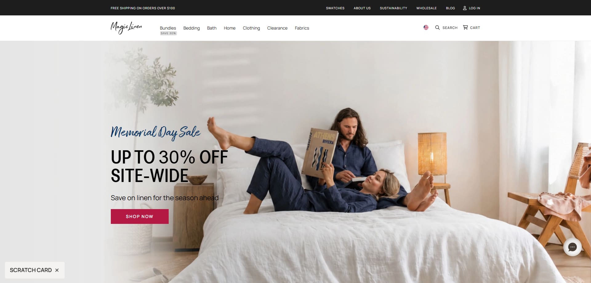 MagicLinen discount code