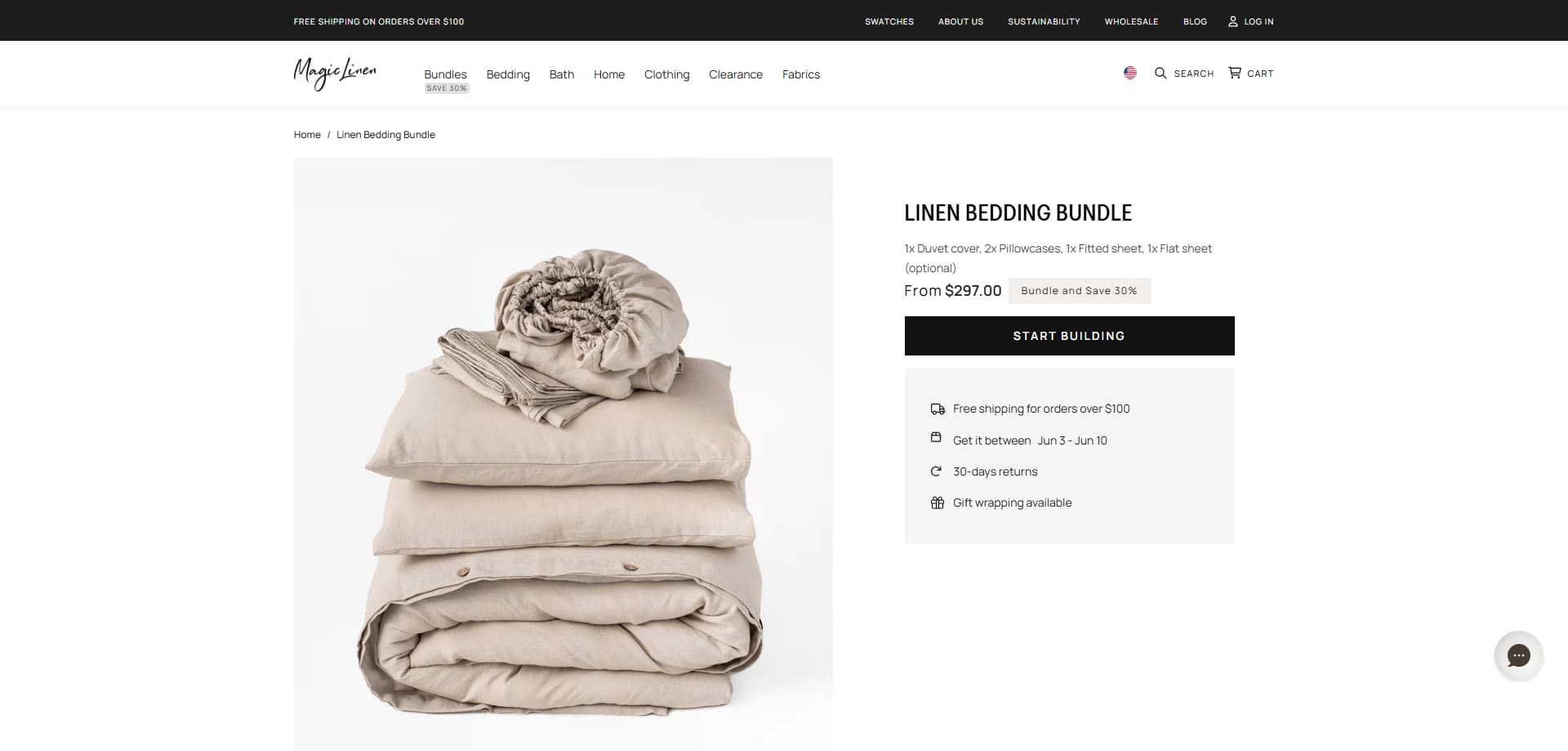 MagicLinen voucher