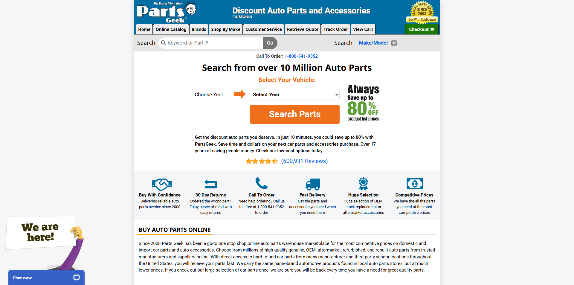 Parts Geek discount code