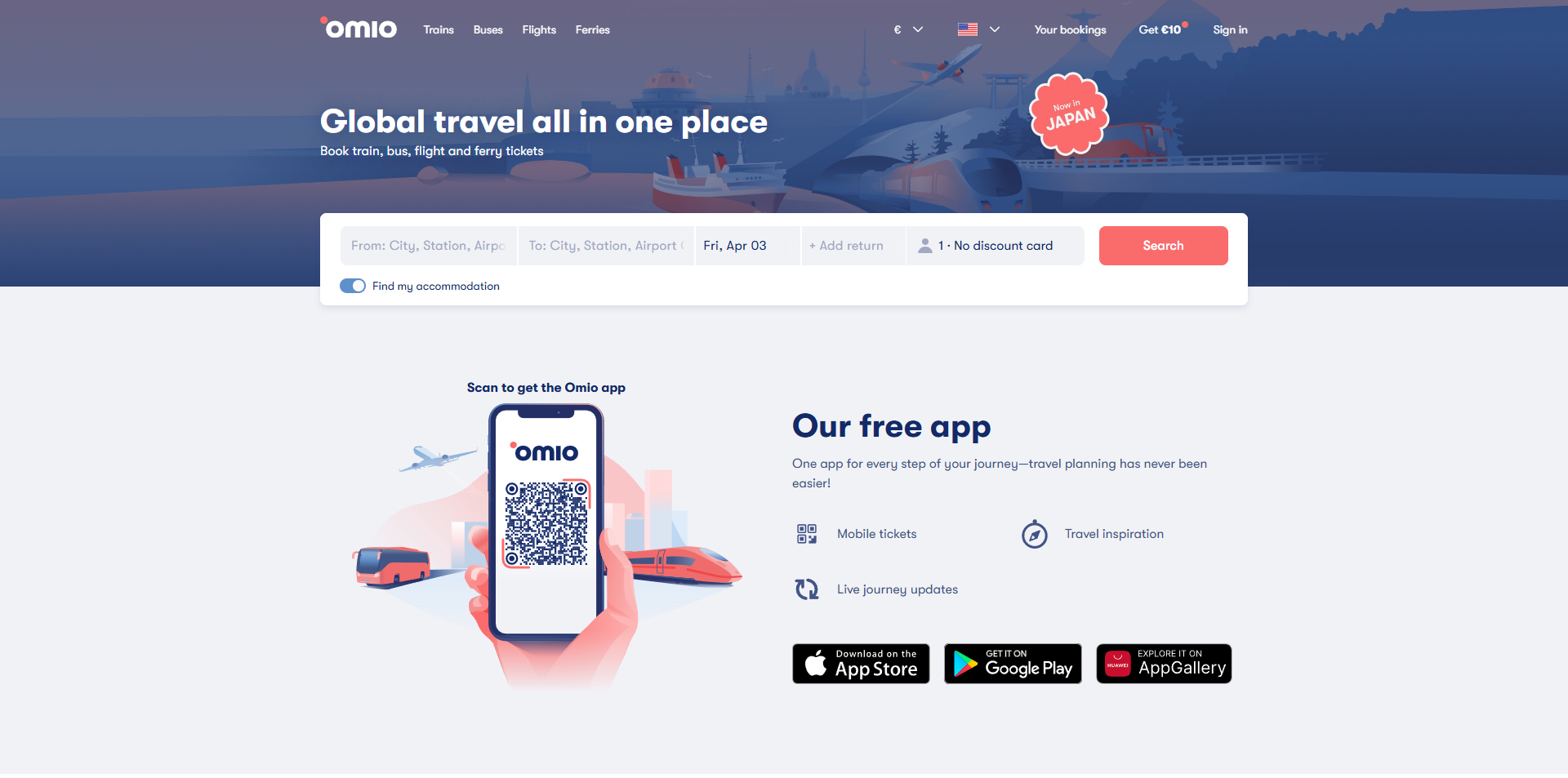 Omio discount code