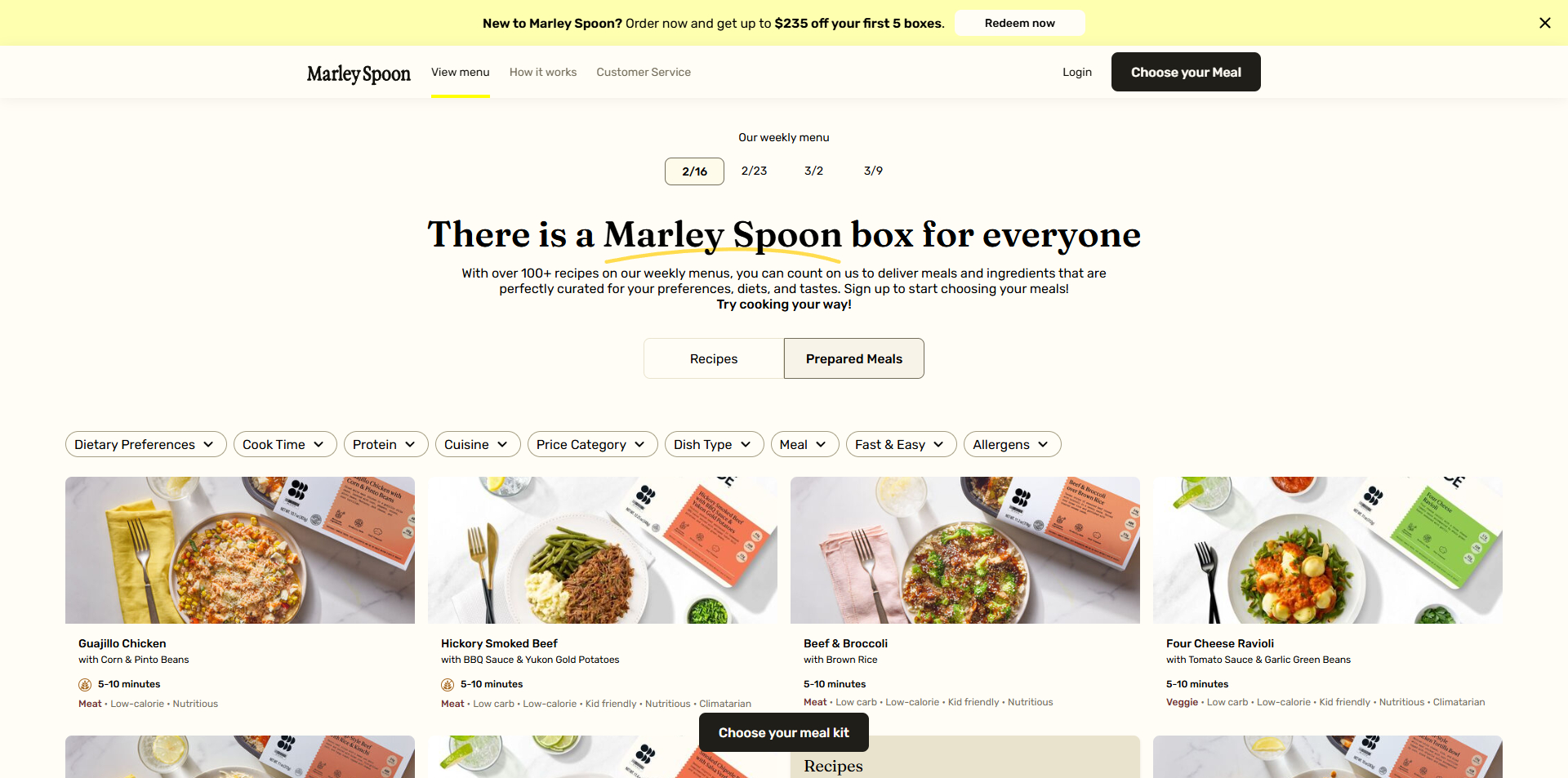 Marley Spoon coupons