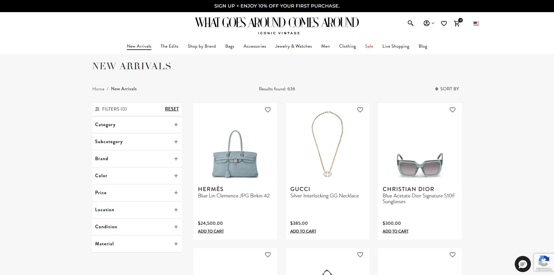 What Goes Around Comes Around coupons