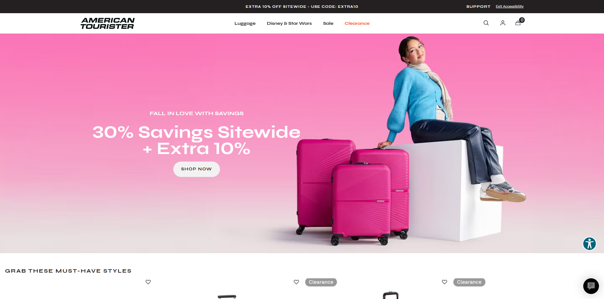 American Tourister discount code