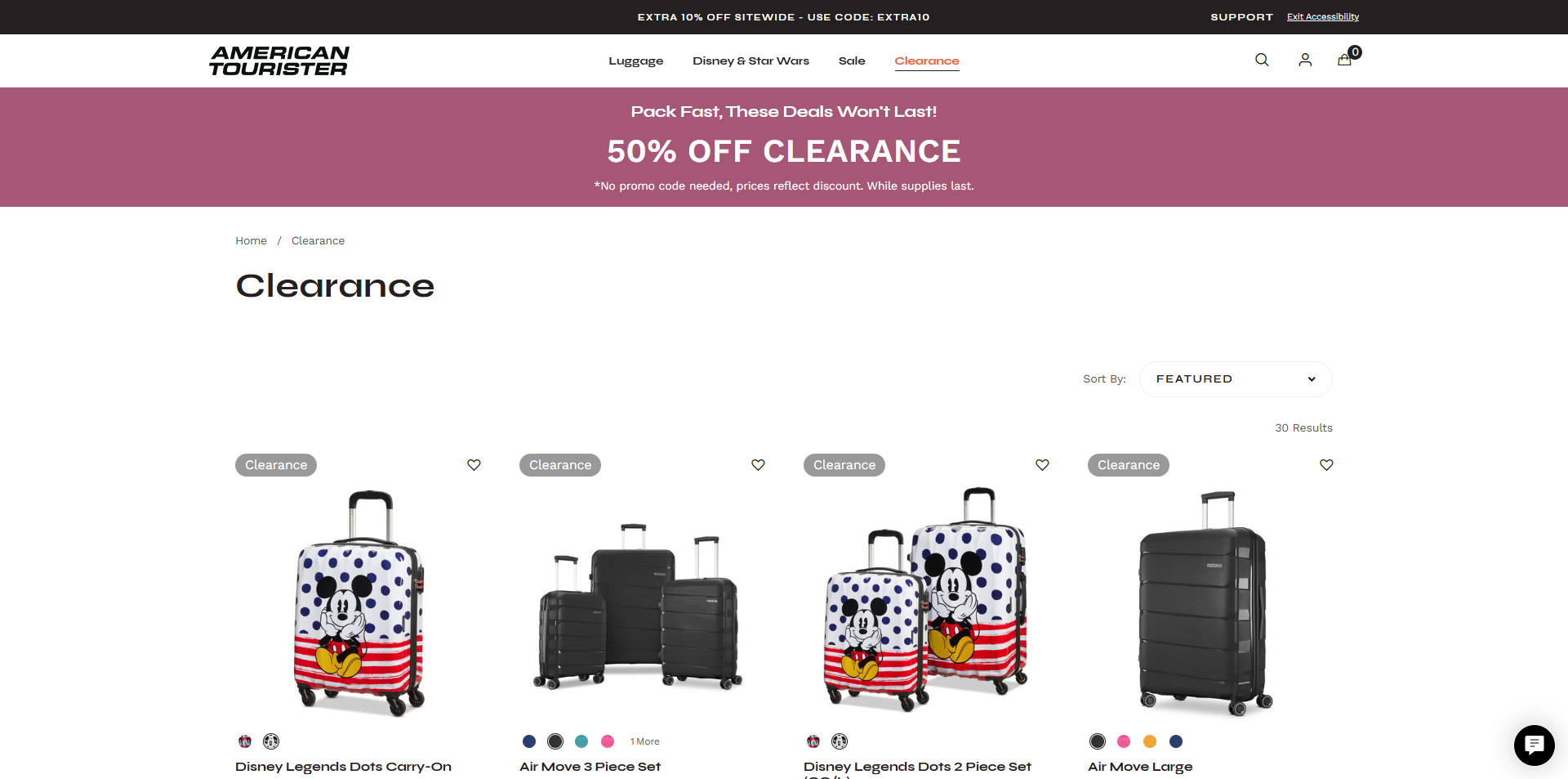 American Tourister coupons