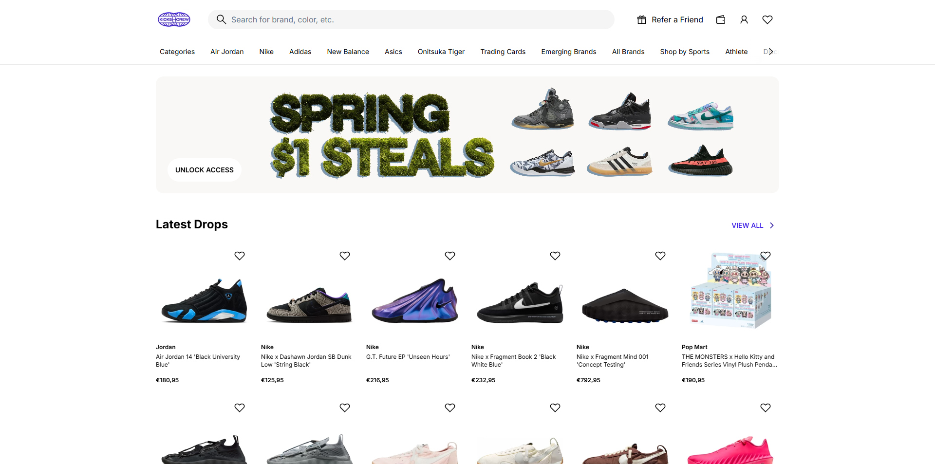 KicksCrew discount code