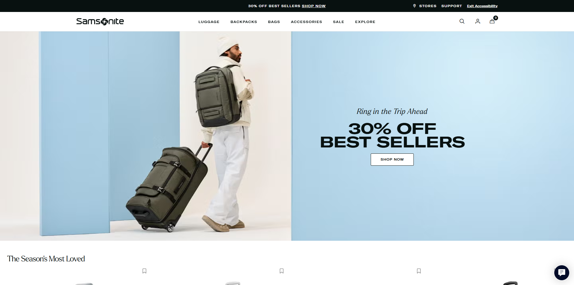 Samsonite discount code