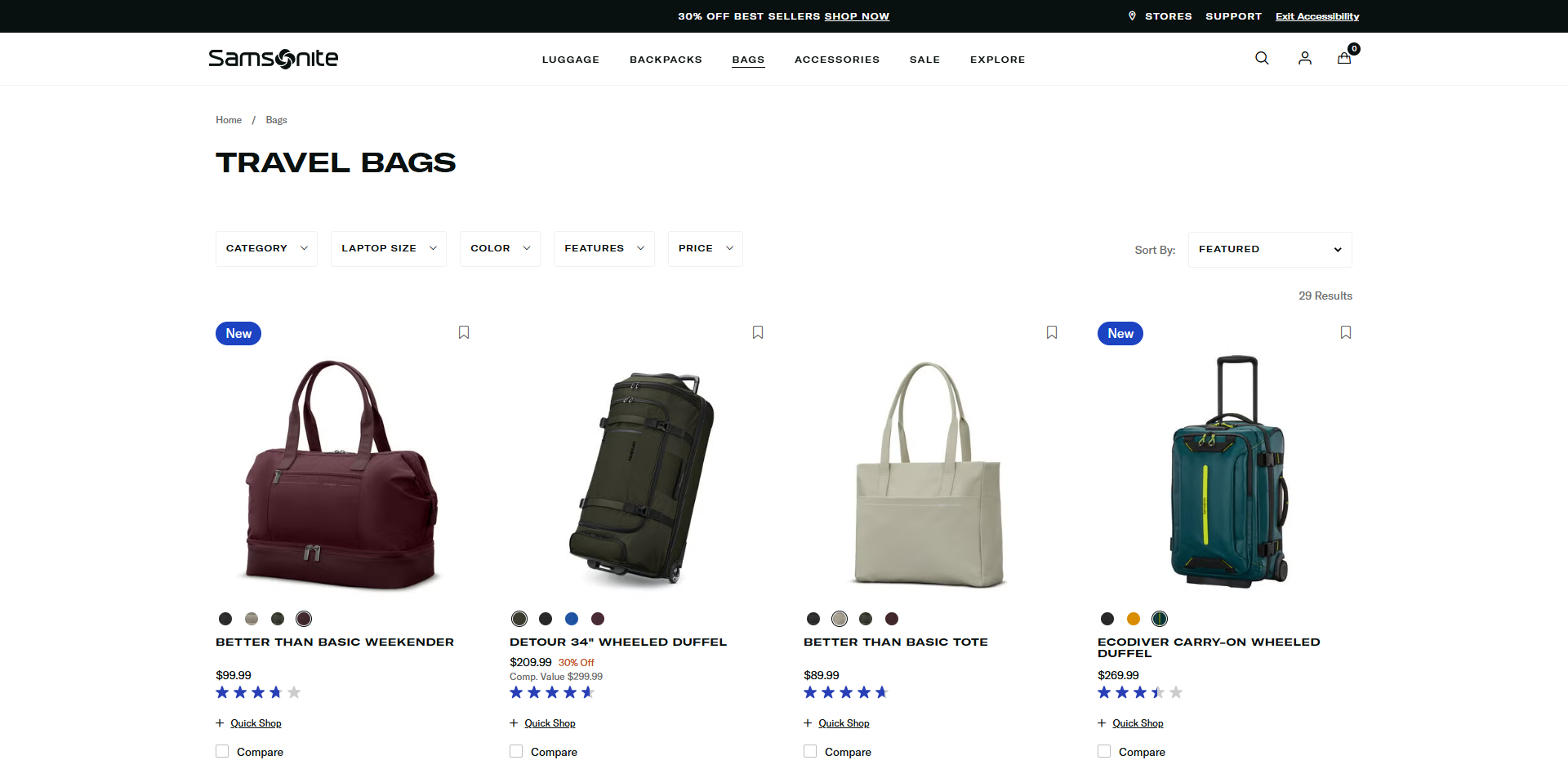 Samsonite Promo Code