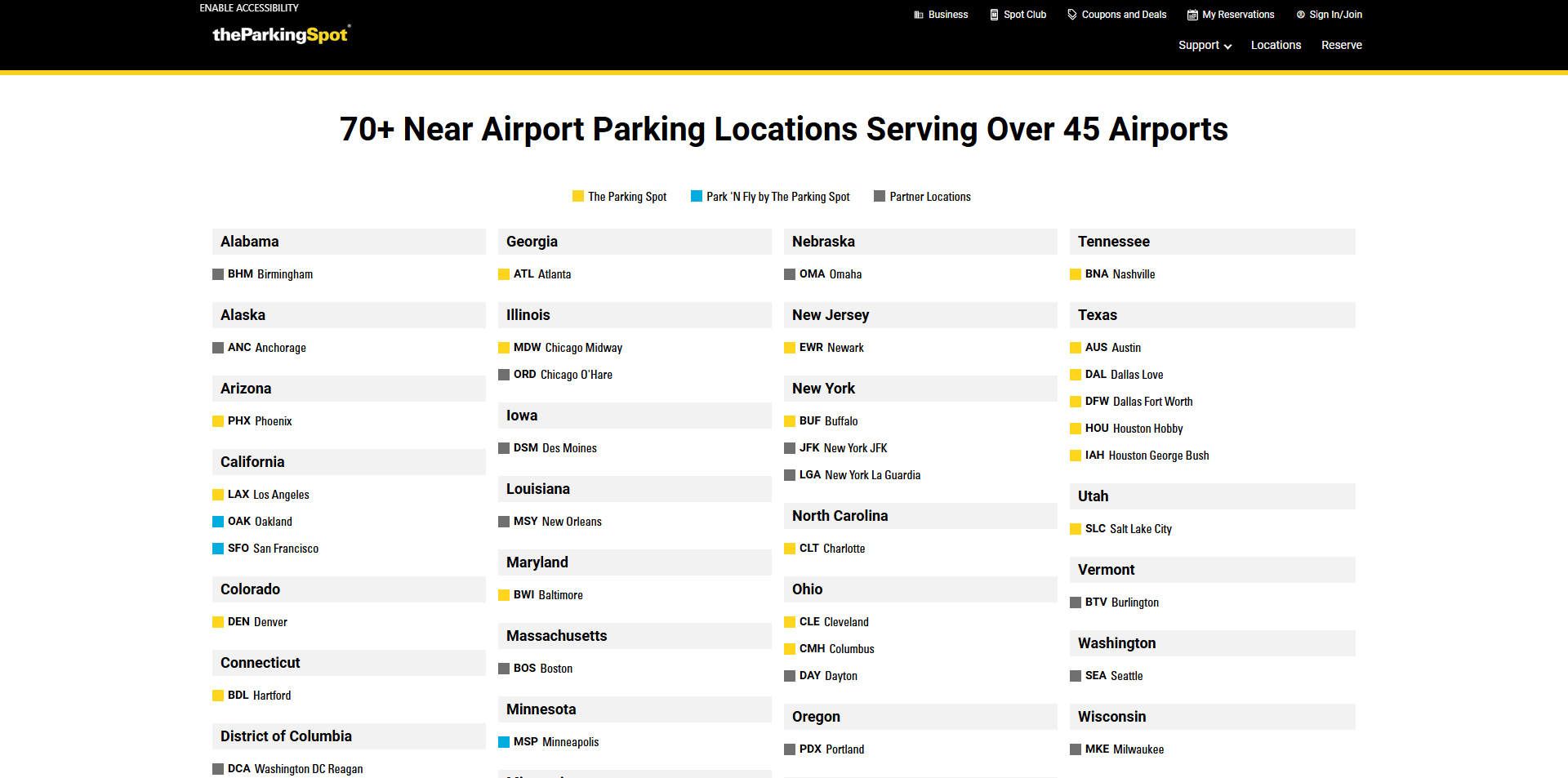 The Parking Spot voucher