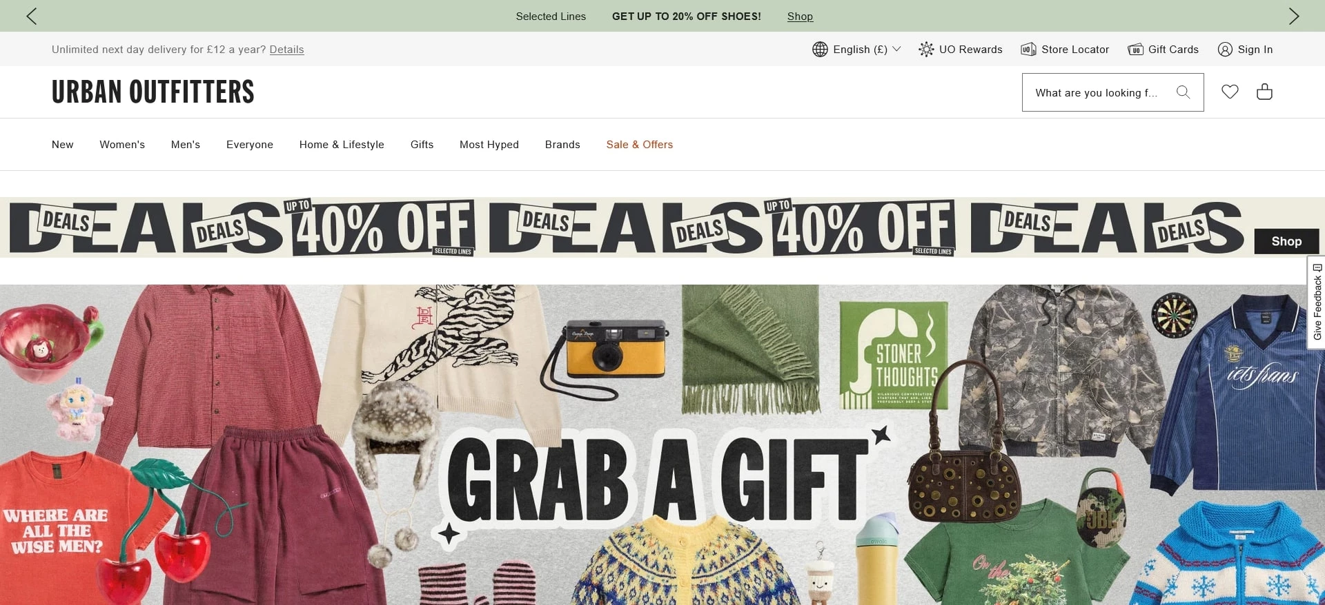 Urban Outfitters promo codes