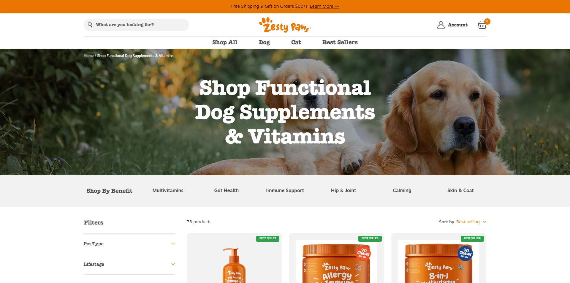 Zesty Paws discount code