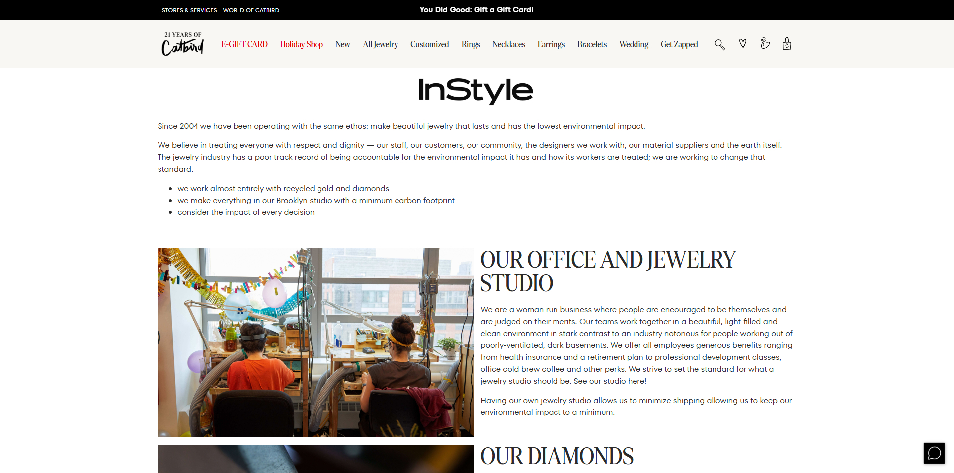 Catbird discount code