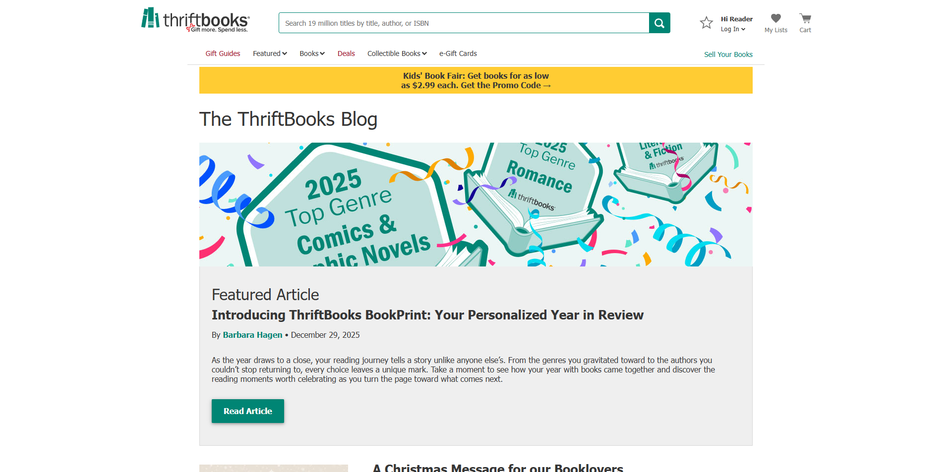 Thrift Books coupons