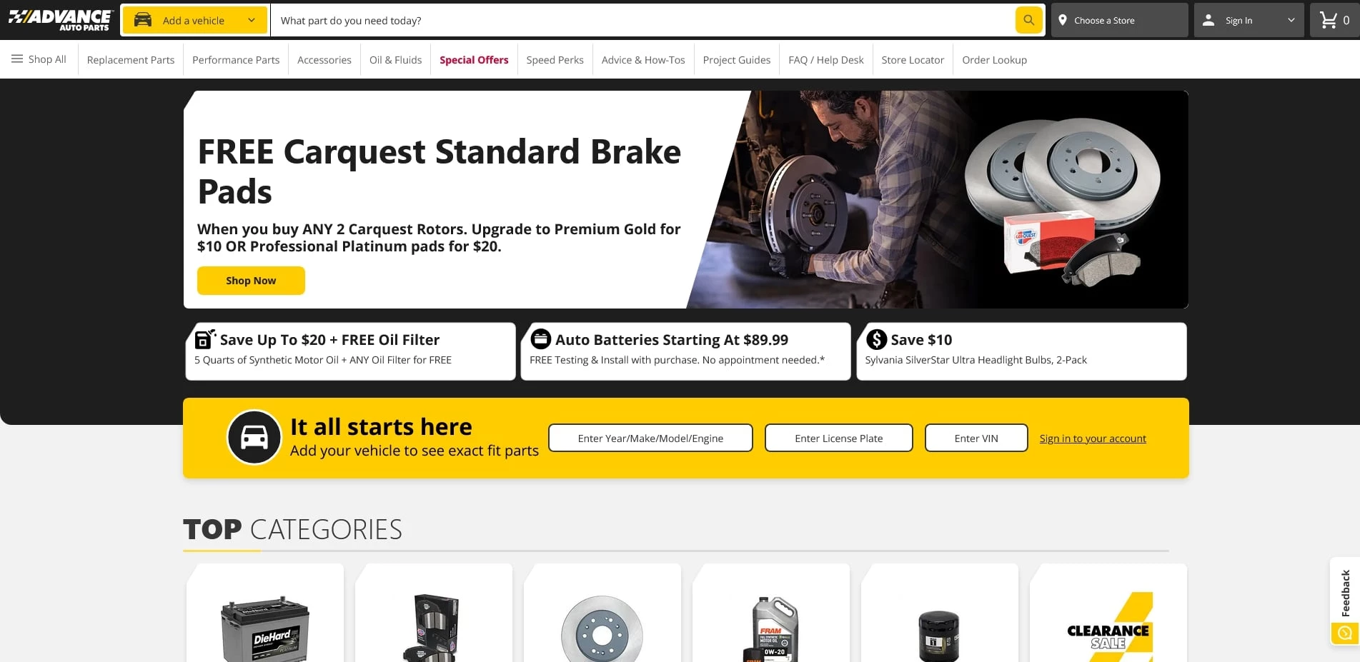 Advance Auto Parts Promo Code