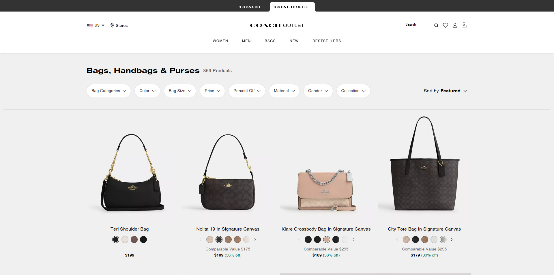 Coach Outlet coupons