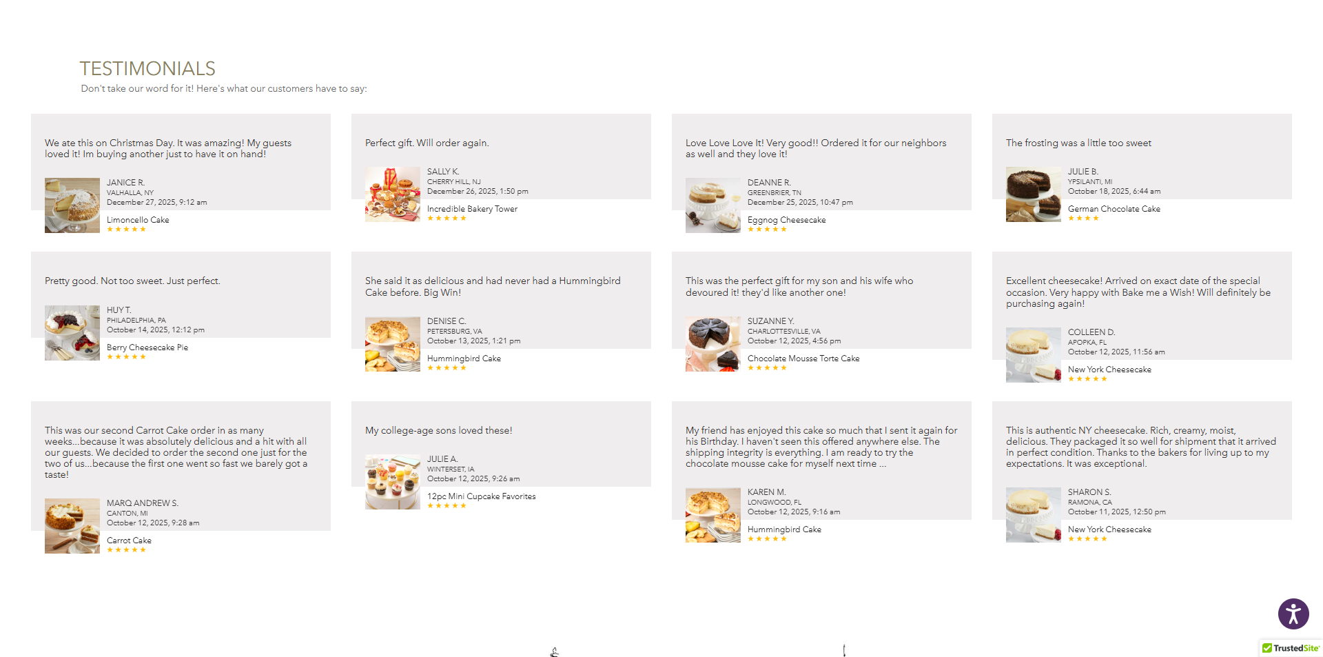 Bake Me A Wish voucher