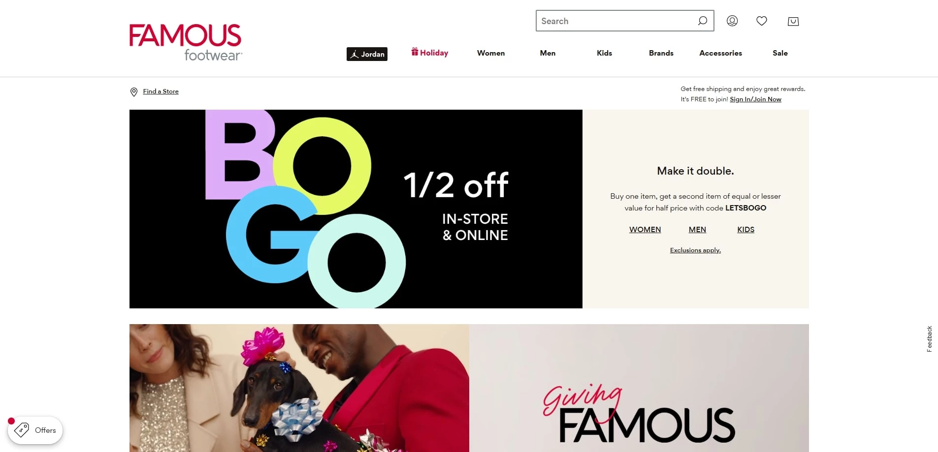 Famous Footwear promo code