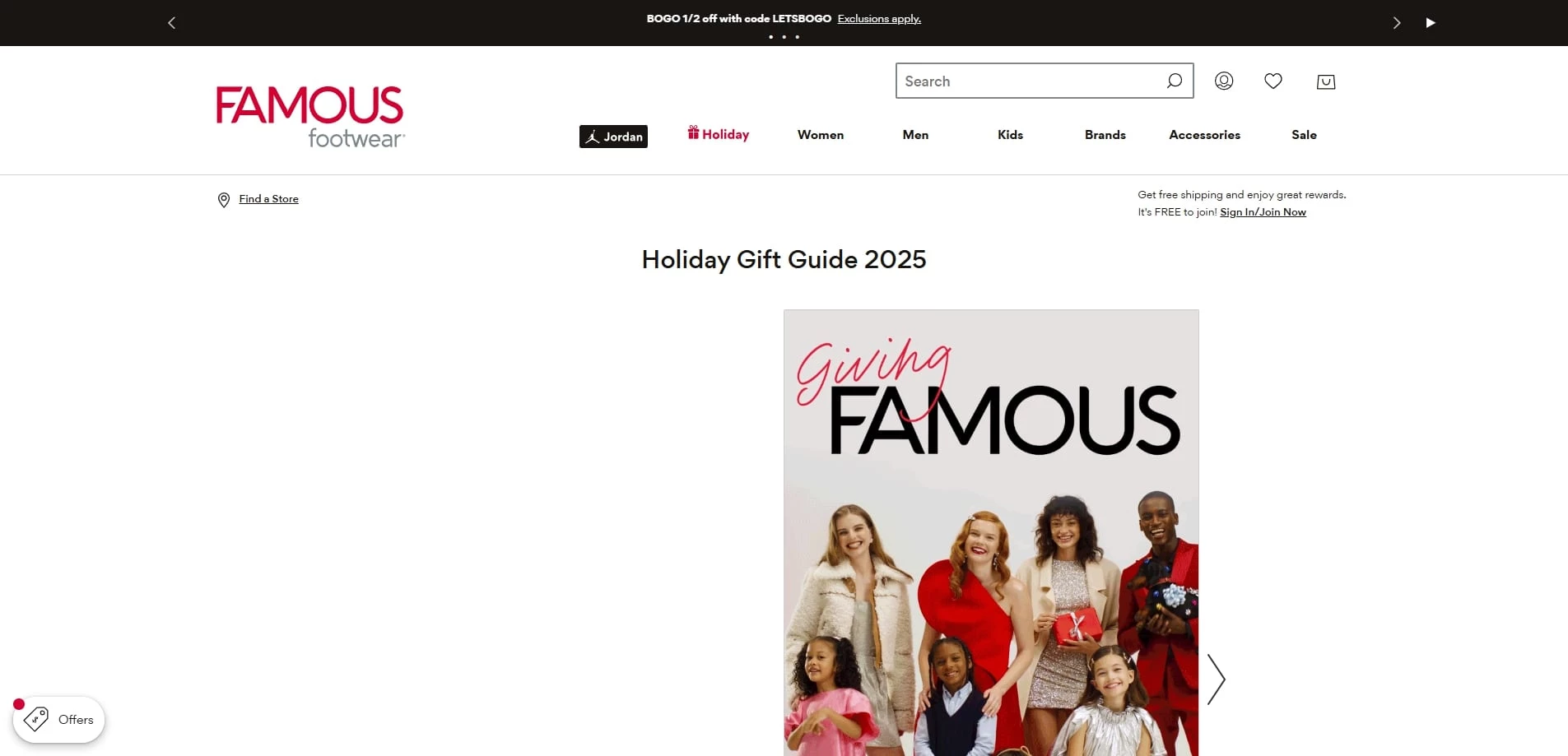 Famous Footwear promo code