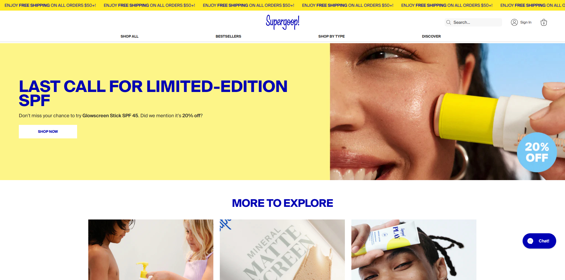 Supergoop voucher