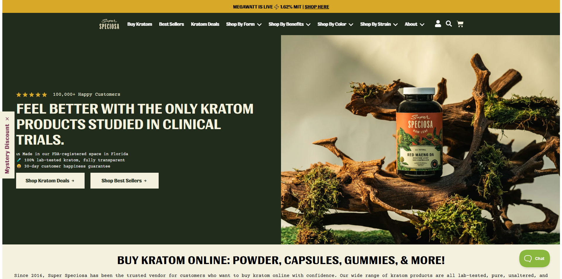 Super Speciosa discount code