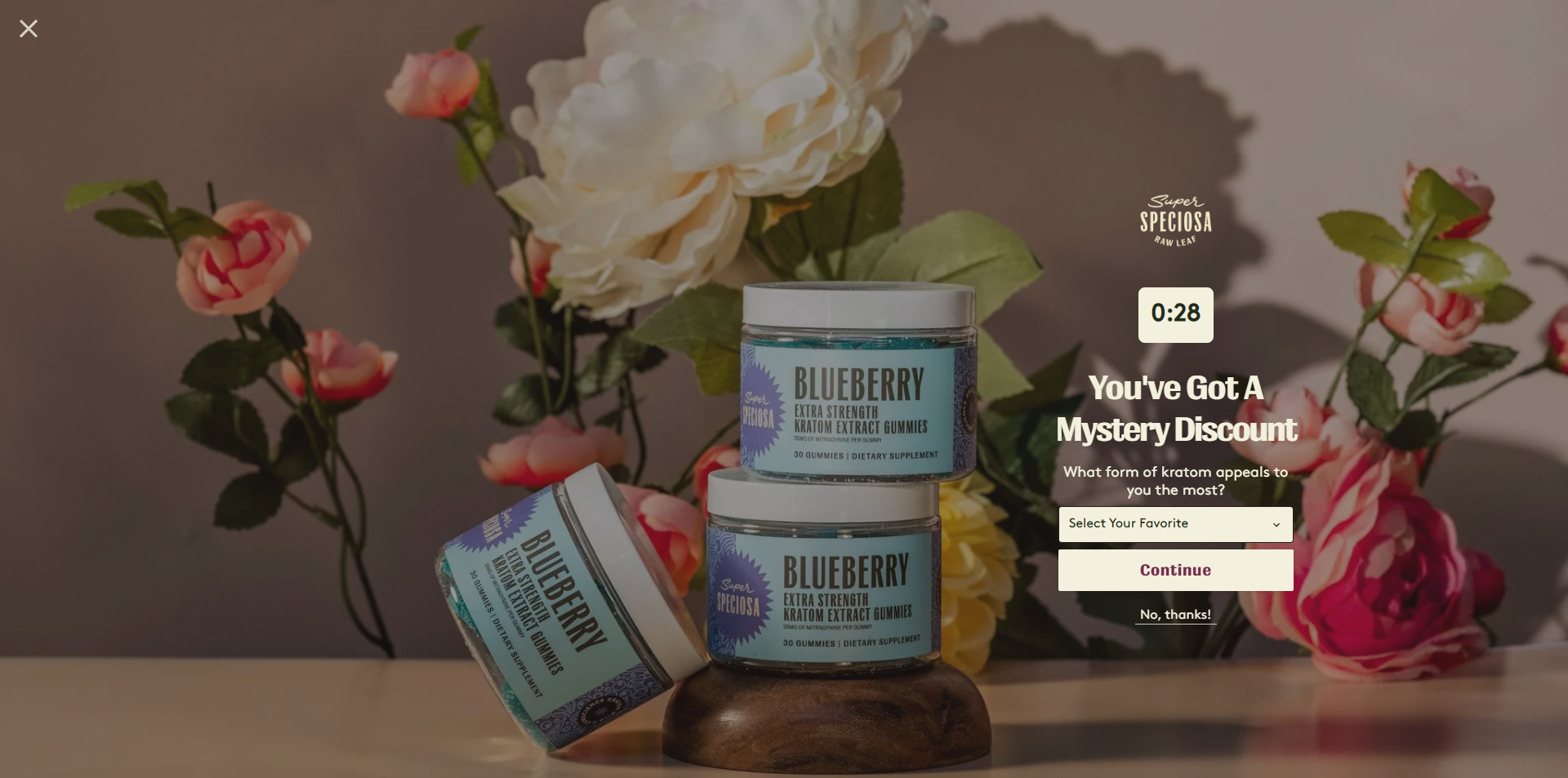 Super Speciosa Promo Code
