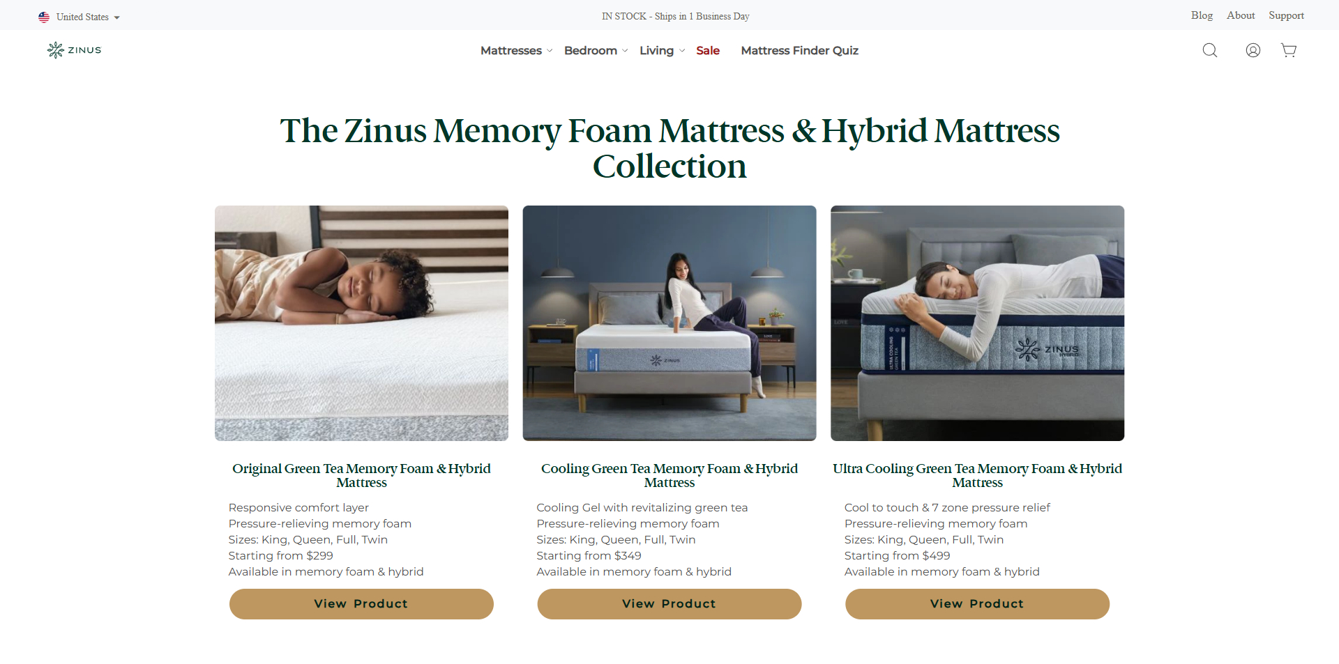 Zinus coupons