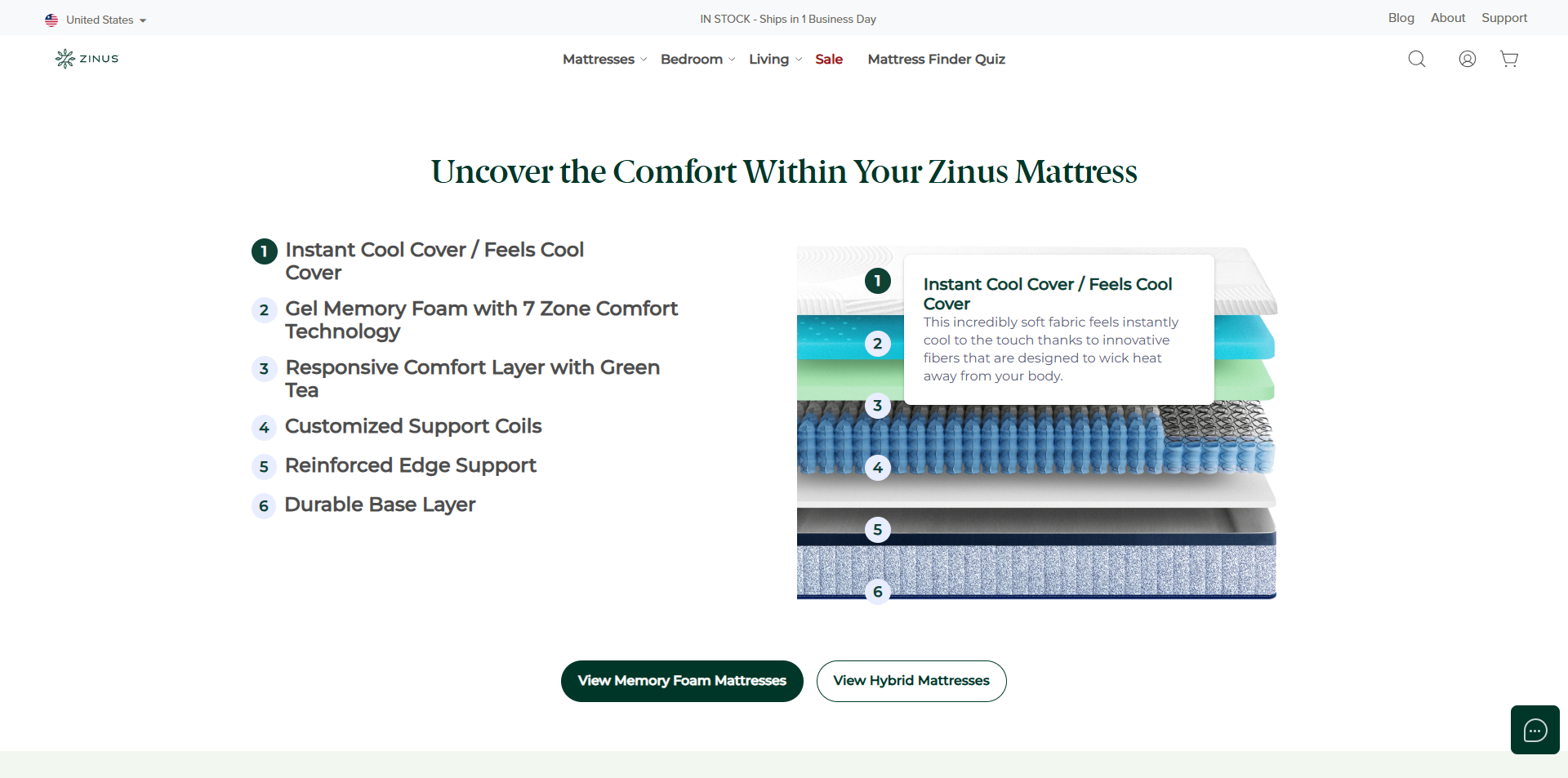 Zinus voucher