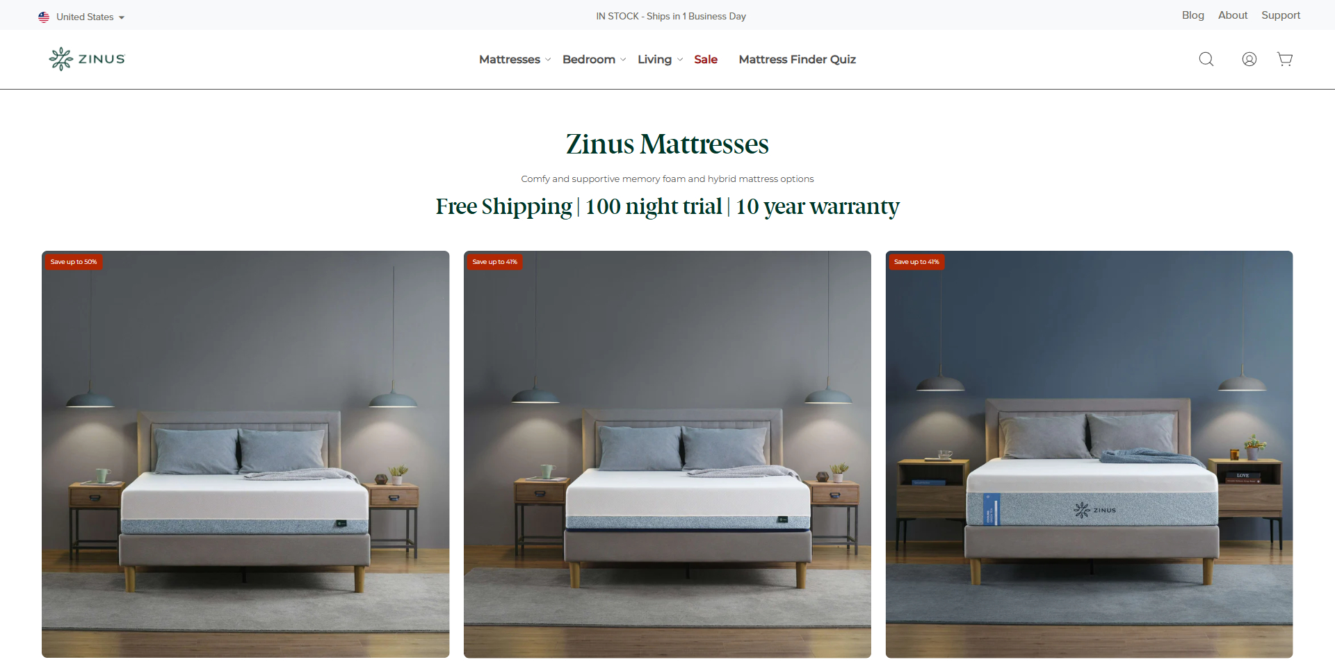 Zinus discount code