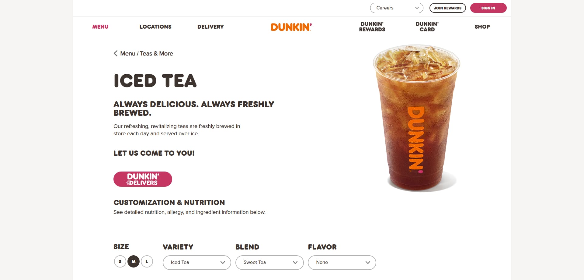 Dunkin Donuts voucher