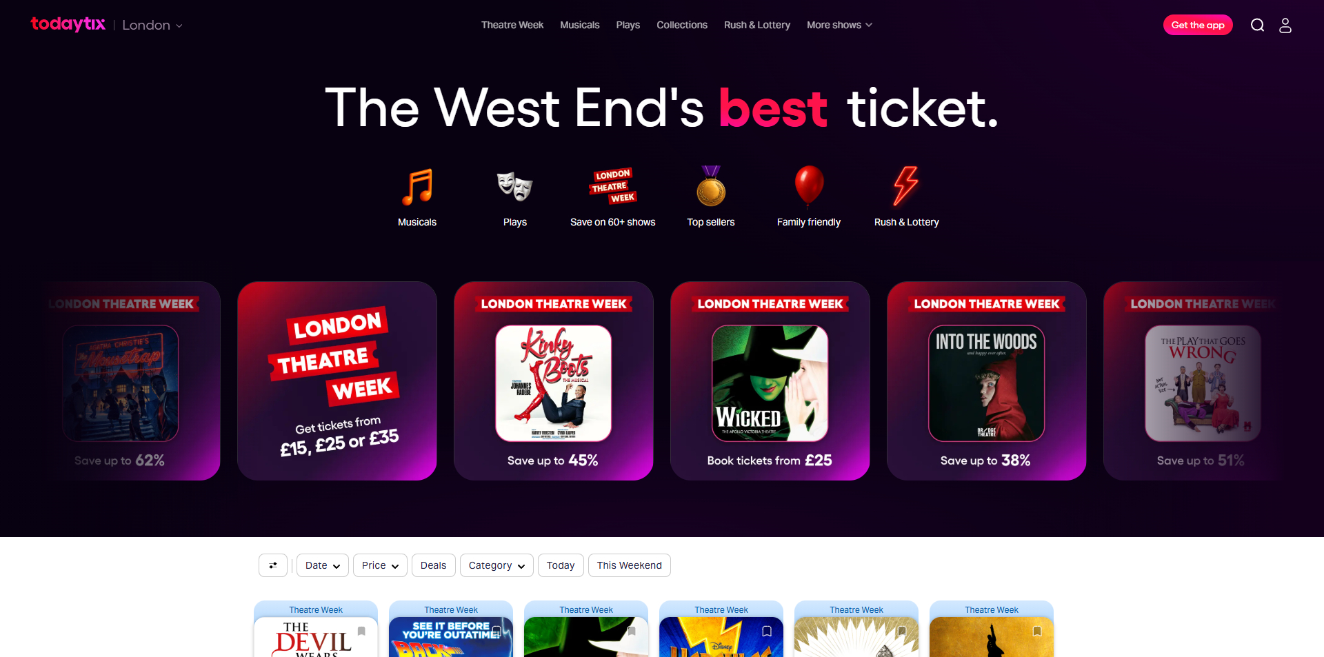 TodayTix discount code