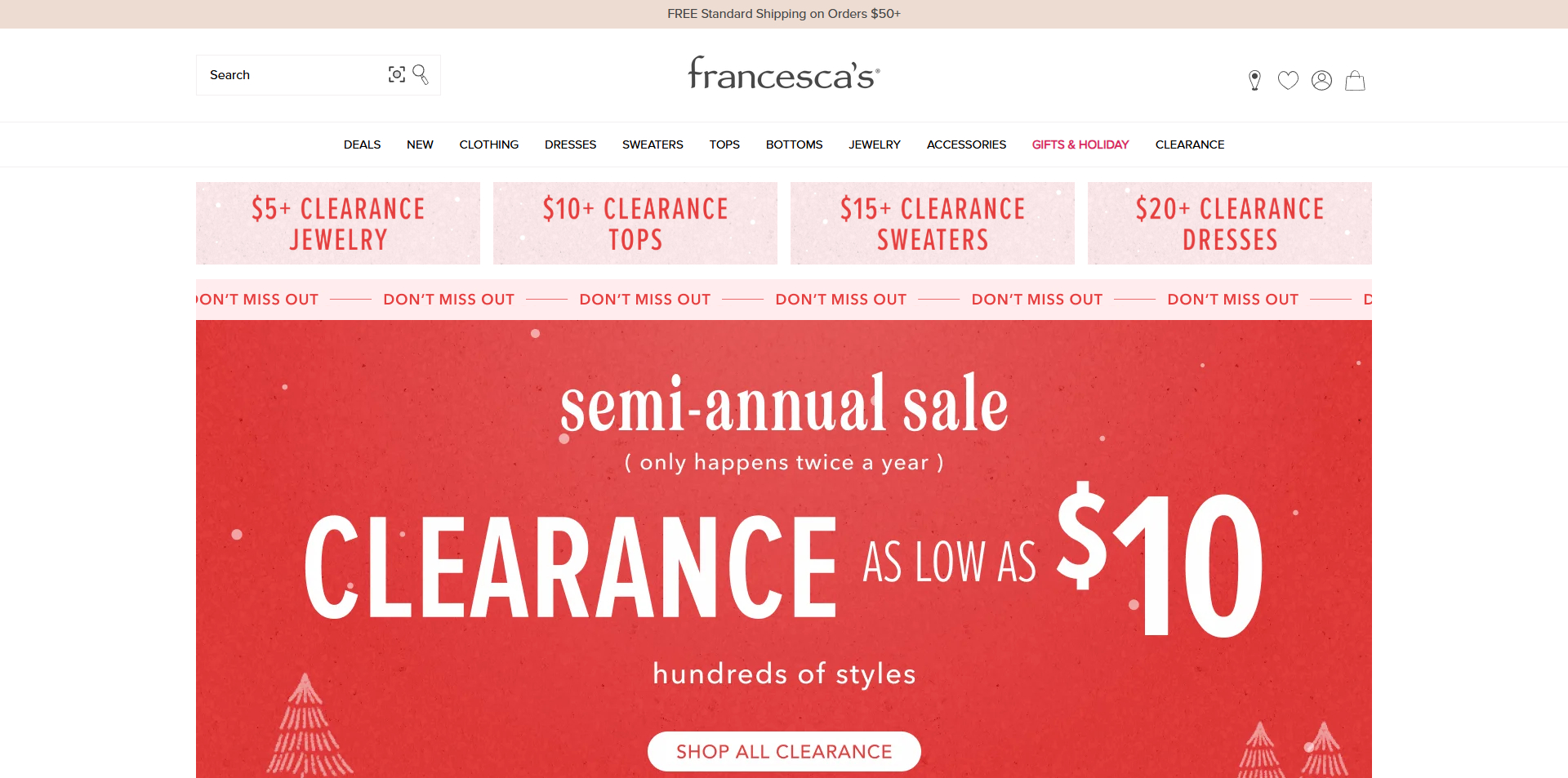 Francesca's discount code