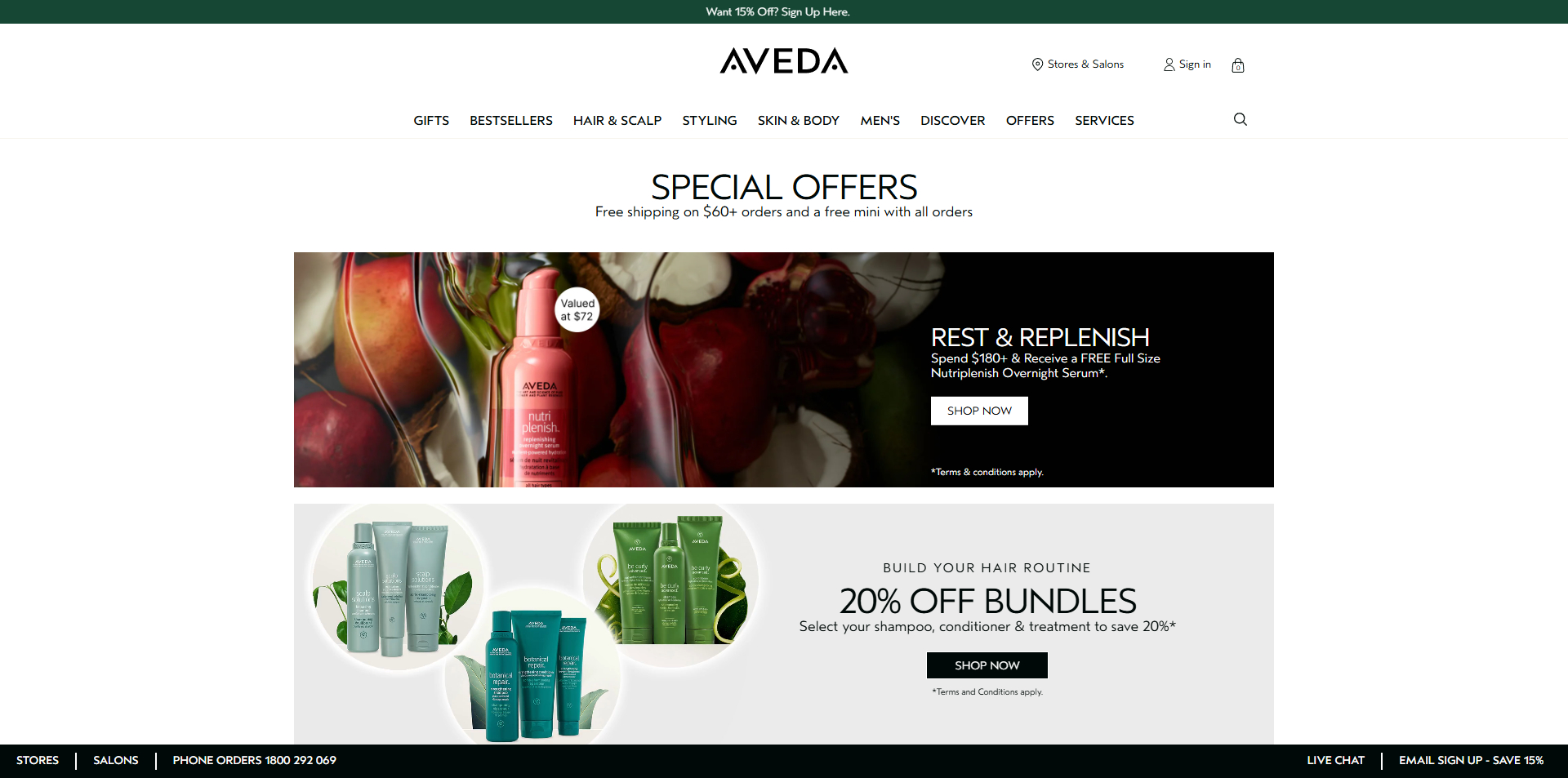 Aveda discount code