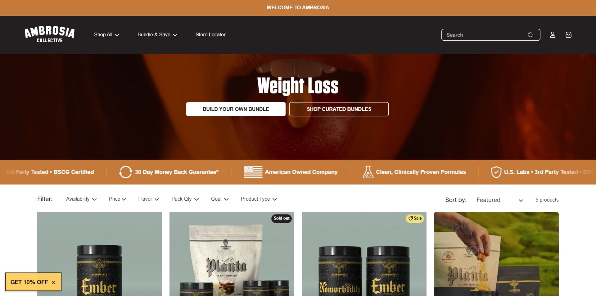 The Ambrosia Collective coupons