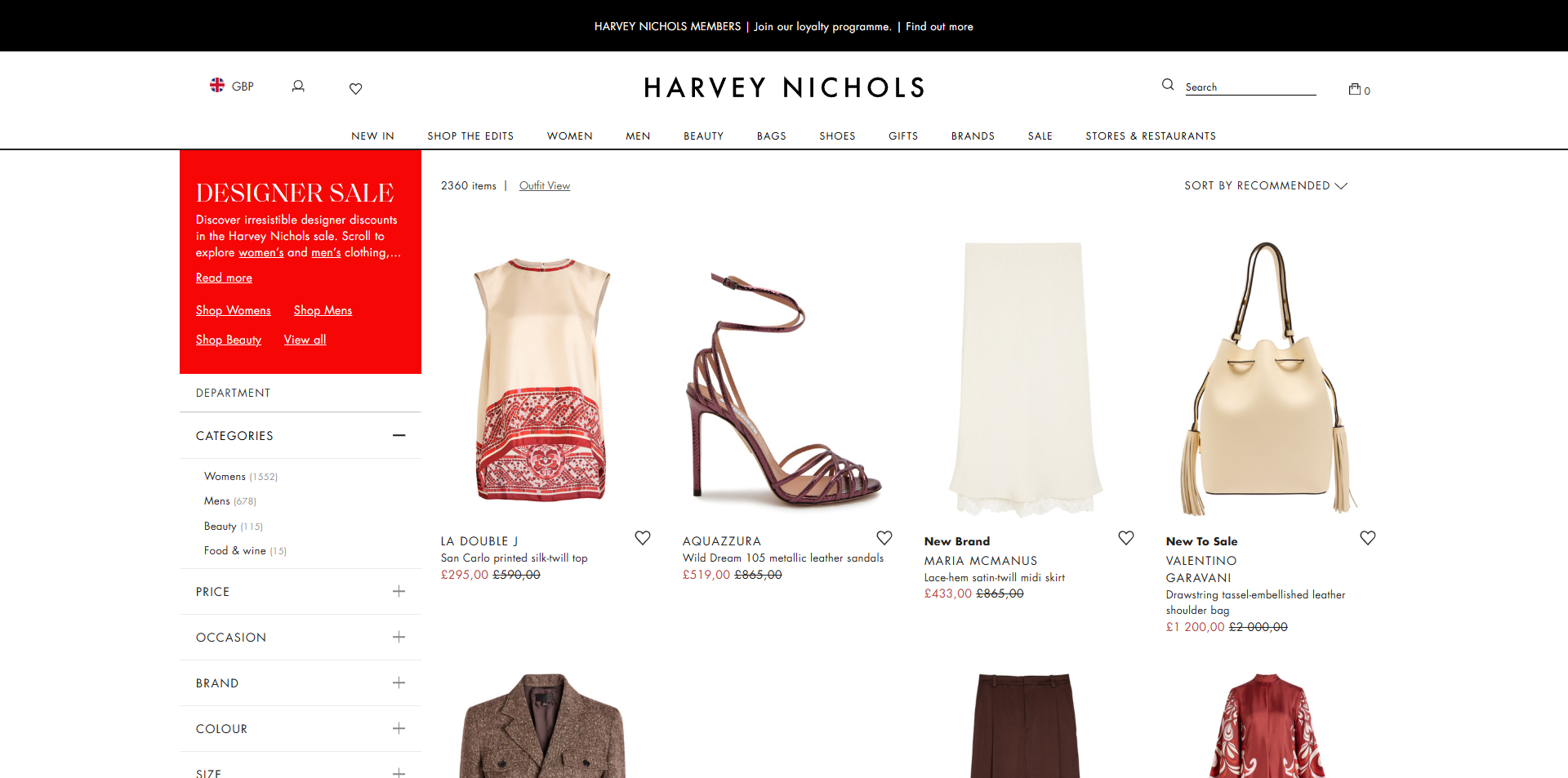Harvey Nichols Promo Code