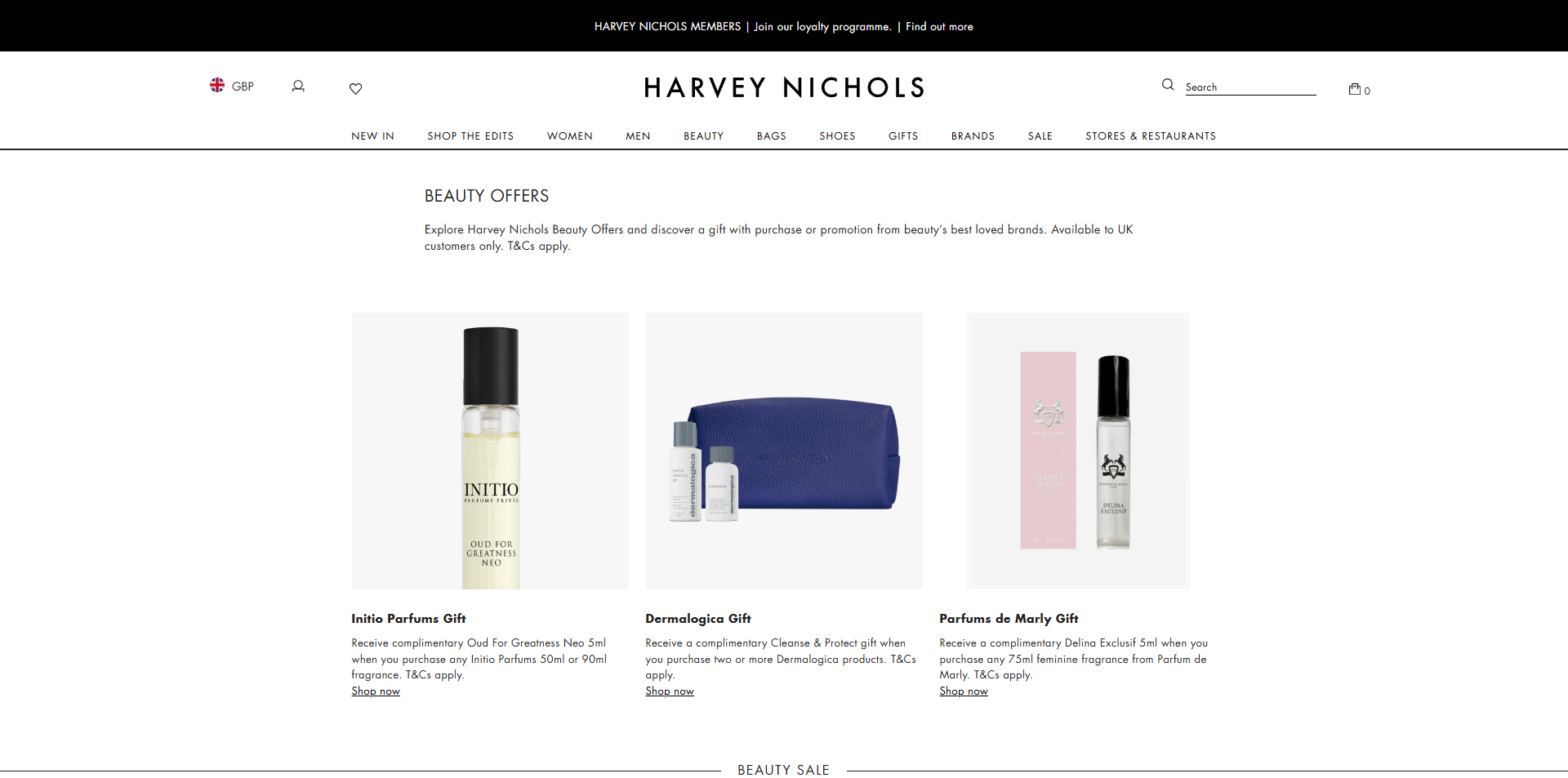 Harvey Nichols coupons
