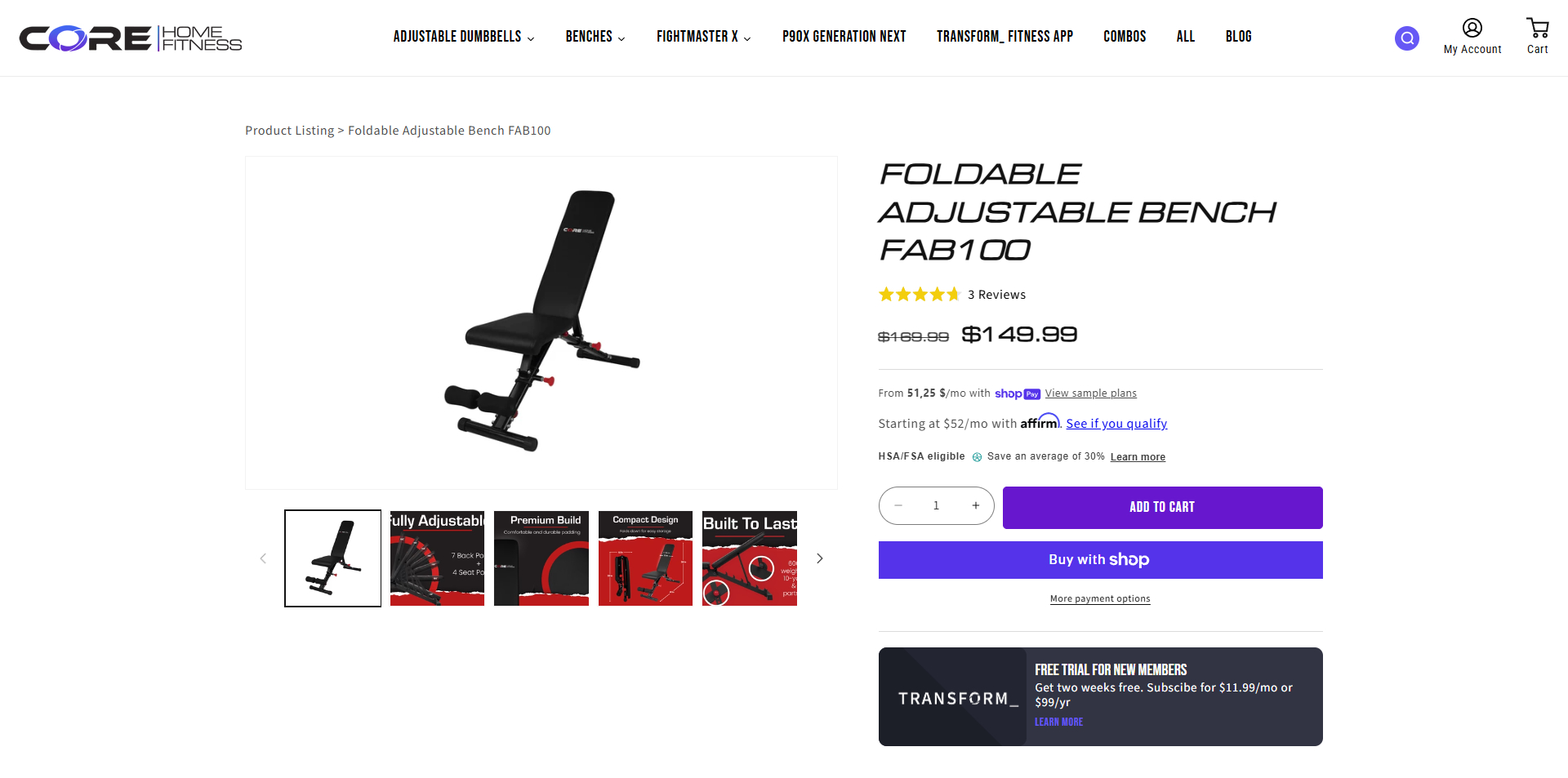 Core Home Fitness coupons