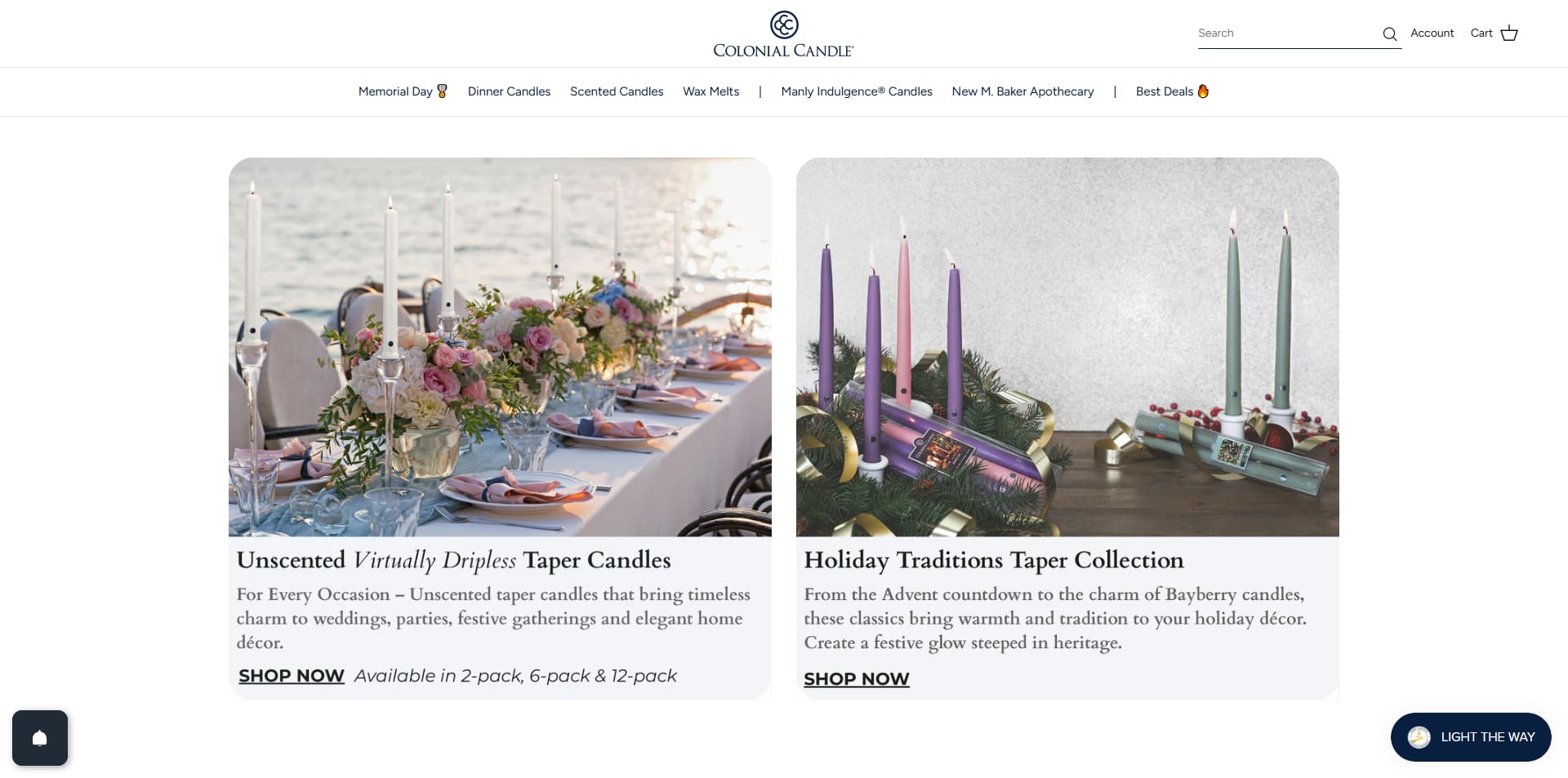 Colonial Candle voucher