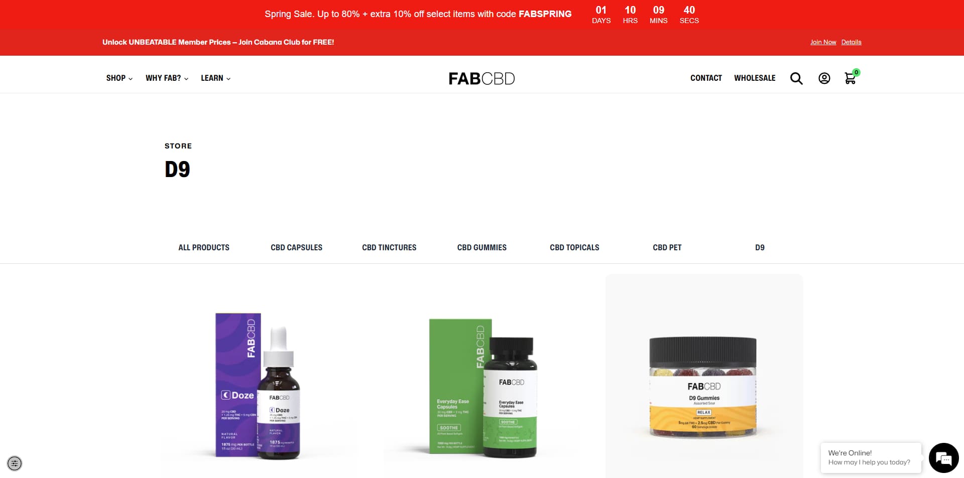 Fabcbd coupons