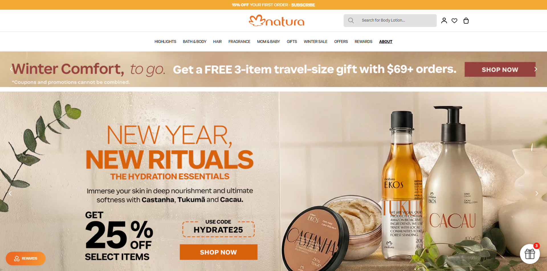 Natura discount code