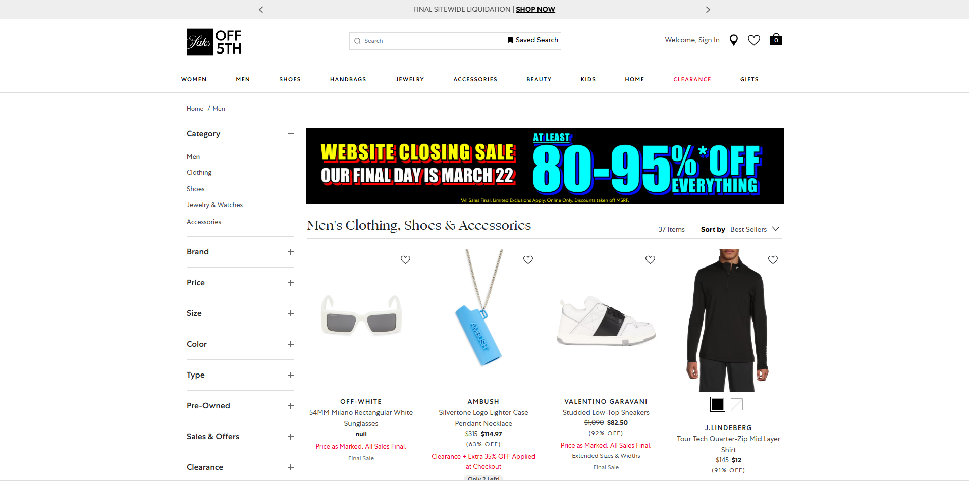 Saks Off 5th voucher