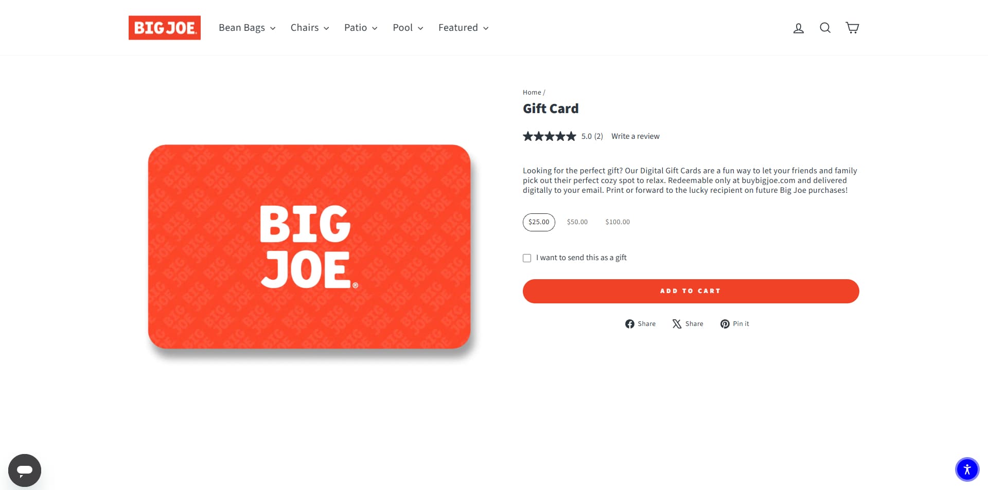 Big Joe Promo Code