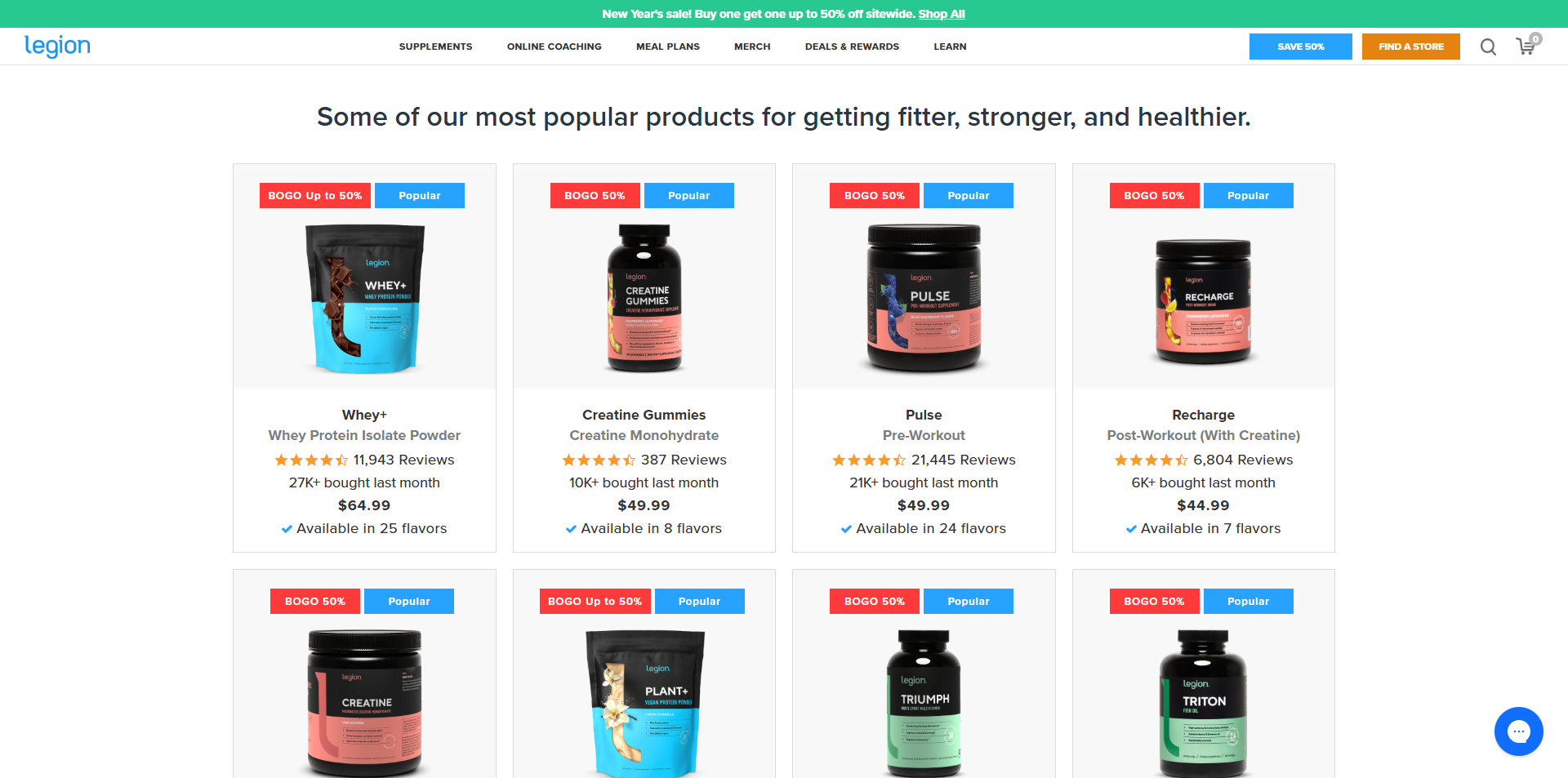 Legion Athletics coupons