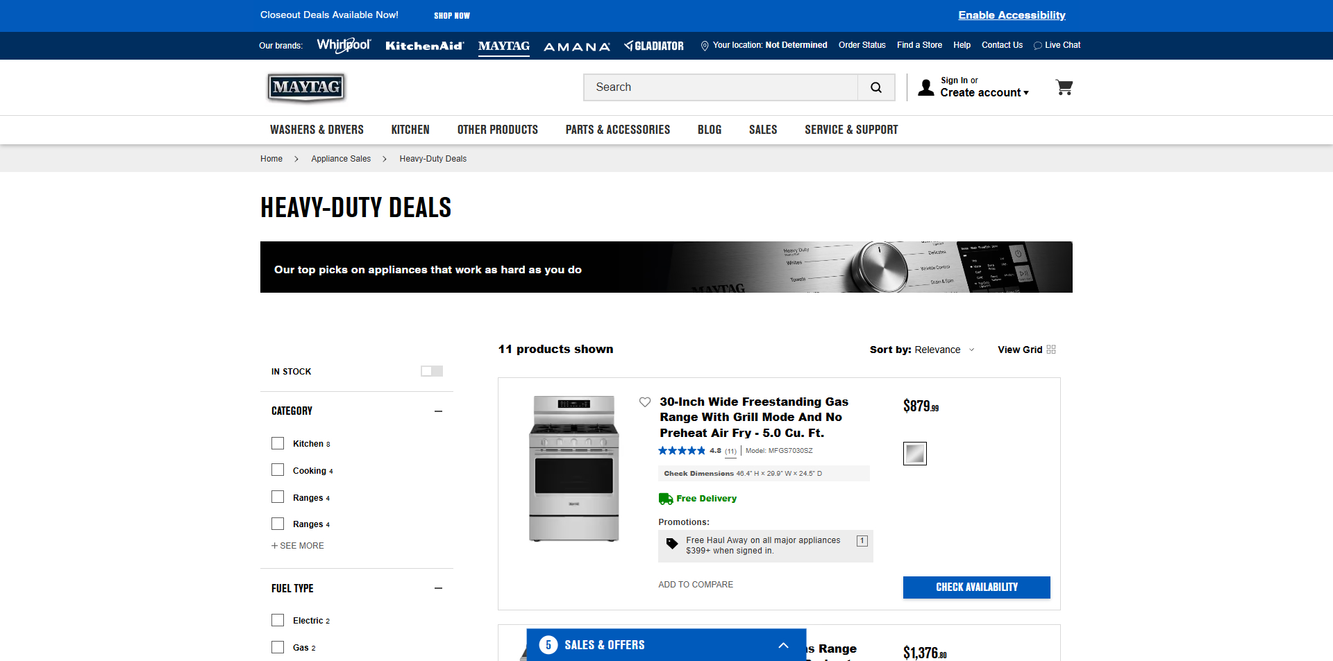 Maytag discount code