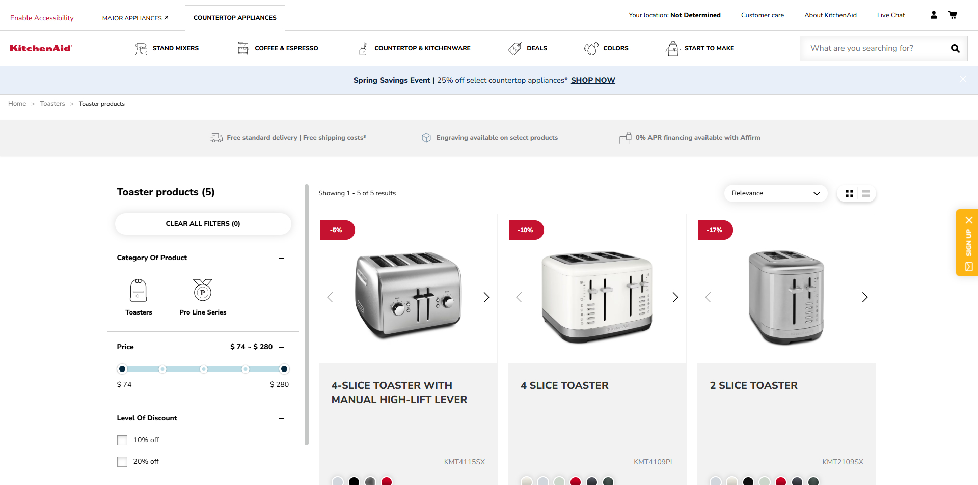 KitchenAid coupons