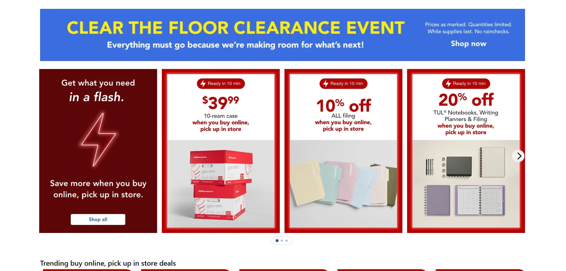 Office Depot voucher